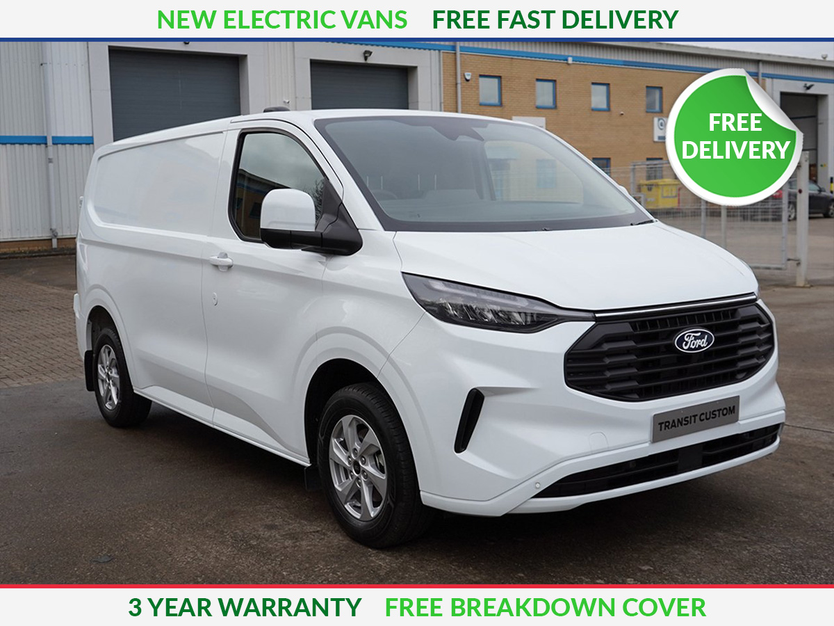 Ford Transit Custom 100kW 65kWh H1 Van Limited Auto